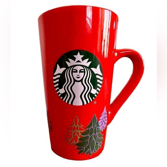 Starbucks Other - Starbucks 16 oz Red Christmas Mug